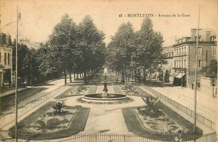 Montlucon avenue de la gare 1916