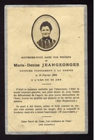 Marie Anne Jeangeorges décédée le 10 février 1905