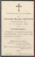 Adolphe-Michel Mottin décédé le 12 janvier 1900