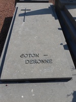 COTON Théophile Inhumation