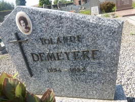 DEMEYER Yolande Inhumation