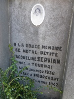 SERVIAM Jacqueline Inhumation