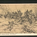Kuenstler-AK-Soldaten-der-belgischen-Artillerie-im-Gefecht