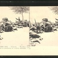 Stereo-AK-Guerre-1914-Termonde-Tirailleurs-belge-belgische-Infanterie