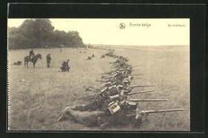 AK-Belgische-Infanterie-in-Feuerstellung