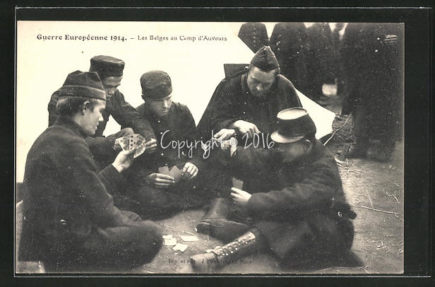 AK-Guerre-Europeenne-1914-Les-Belges-au-Camp-d-Avours-Soldaten-beim-Kartenspiel.jpg