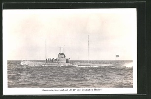 AK-Germania-U-Boot-U25-der-Deutschen-Marine