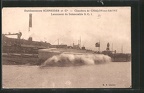 AK-Chalon-sur-Saone-Werft-Schneider-et-Cie-Stapellauf-des-U-Boots-SC-1
