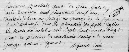 Crochard Françoise 1786 10 31 I
