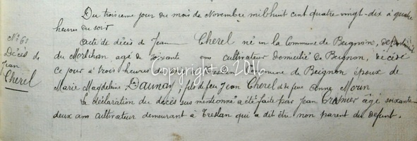 Cherel Jean 1890 11 D1