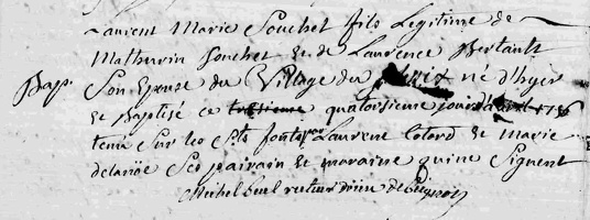 Souchet Laurent Marie 1756 04 14 B