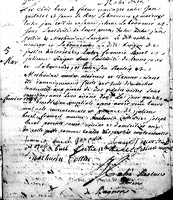 Becel François - Langon Julienne 1738 02 15 M