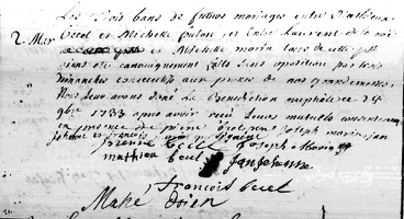 Delanoë Laurent - Morin Michelle 1733 11 28 M