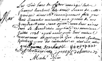 Ecorchart François - Senant Anne 1736 07 09 M