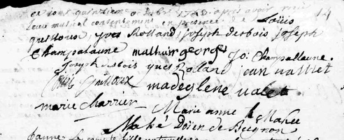 Georges Mathurin - Valet Magdelaine 1743 10 15 M2
