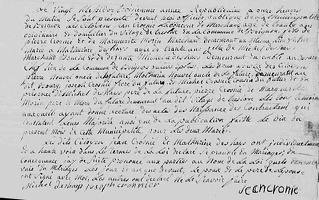 Crosnier Jean - Deshayes Mathurine 1795 07 08 M