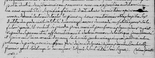 Demeuré Jean - Daunay Perinne Reine Marie 1821 08 13 M2
